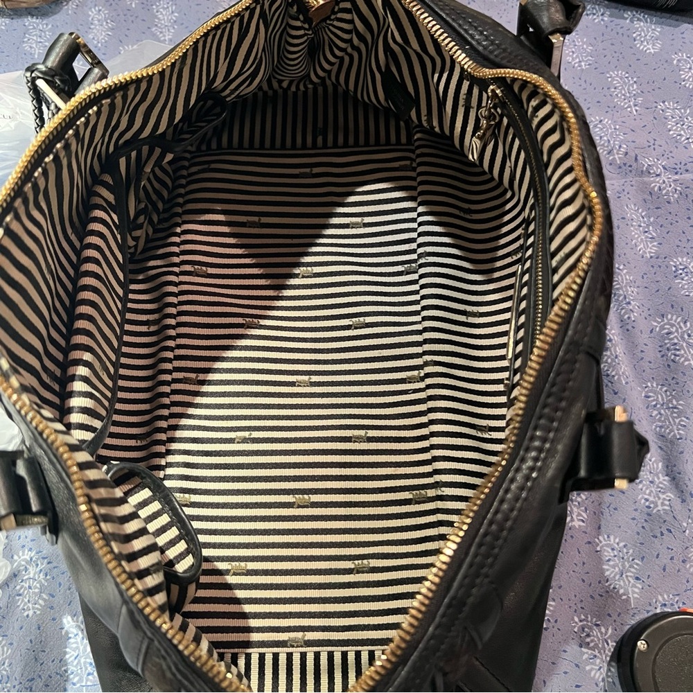 LAMB Imperia bag, black with gold accents - Picture 8 of 10